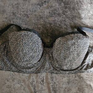 Freya 3994 Summer Haze Longline Bra 34J Black NWOT